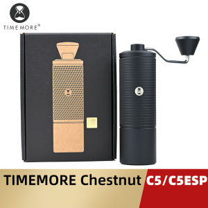 Timemore | TIMEMORE Chestnut C5/C5ESP Portable Manual Coffee Grinder Hand Espresso Grinder S2C 42mm Burr Inside Higher Grinding Efficiency