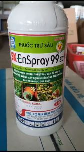 DẦU KHOÁNG SK 98 Phòng trị Sâu hồng đục quả bùa Nhện đỏ Nhện Long nhung làm Bóng trái Chai 1 Lít