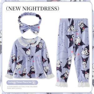 XINQIGUO | Thin Long Sleeve Air Conditioner Sleepwear