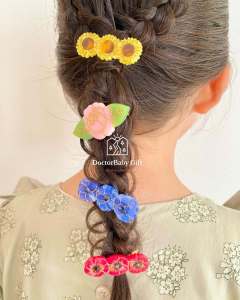 เข็มขัดผมรูปสัตว์น่ารัก Coucou Suzette Princess Style สำหรับเด็กผู้หญิง ใหม่ล่าสุด ดอกไม้ผลไม้ นกทะเล เครื่องประดับผม