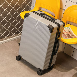 Aluminum Frame Luggage Suitcase with Combination Lock for Men And Women Travel Carry-On Bag Fashion Trend Polyester Lining