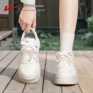 Warrior | Thick Sole White Shoes for Women