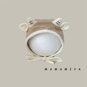 Cute Baby Hat Spring Autumn Winter Pure Cotton Newborn Bootie Cap Warm Ties Head Cover Breathable Korean Style Infant Cap