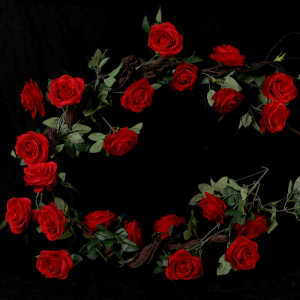 Hoa Hồng Giả Bằng Nhựa Để Trang Trí Cầu Thang Và Ống Nước Nóng Phong Cách Pháp Bông Hoa Pha Trộn Thủ Công Trung Quốc Đại Lục