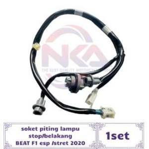 Soket piting stop lampu belakang beat f1 esp k1A beat street 2020