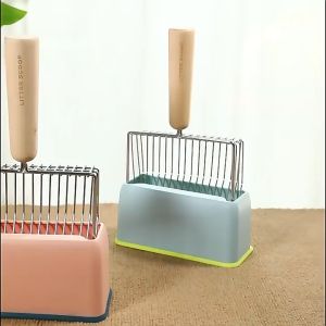 กล่องเก็บตะแกรงทรายแมว กล่องพลาสติกใส่ที่ตัดทรายแมว ราคาปกติ สามารถซื้อที่นี้ในหน้าเว็บไซต์ของคุณ