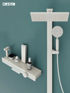 BESTH | Antibacterial Brass Shower Set & Water Tap