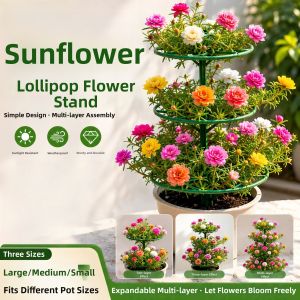 KUWUBIANJING | Anti-tilt Extendable Plant Support Stand Multilayer