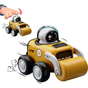 Push Pull Car Toys for Toddlers 1-3 Years Old Baby Astronaut Racer Baby Toy Cars Baby Friction Winding Car Toys