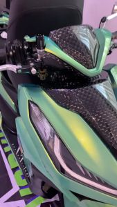 SKOTLET STIKER MOTOR LEMBAYUNG ALIEN GREEN SKOTLET ALIEN GREEN VOLCANO SKOTLET HIJAU LEMBAYUNG