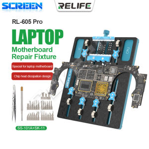 RELIFE RL-605 Pro Universal Chip Slot Laptop Motherboard Repair Fixture Special for Laptop and Mobile Phone Motherboard Tools