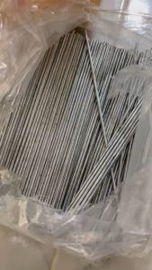 หลักทำครืนไก่ป่า-นกกวัก หลักเหล็กสังกะสี ขนาด 2.4มิล ยาว 7นิ้ว 1มัด 80เส้น