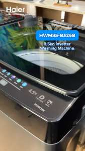 Haier 8.5 kg Inverter Fully Automatic Top Load Washing Machine Near Zero Water Pressure HWM85-B326B