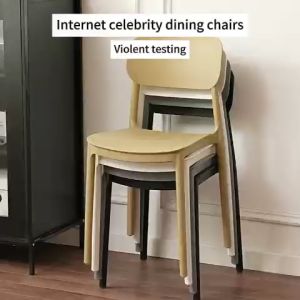 Nordic Candy Chair Plastic Chair Cafe Chair Dining Chair Study Chair Kerusi Cafe Kerusi Makan