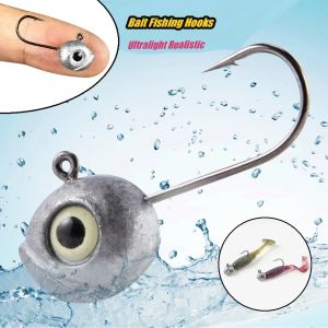 Ultra Light Jig Head Hook 0.5g 1g 2g 3g 4g 5g Wedless Soft Worm High-quality Materials Portable and Easy To Use Soft Worm Bait