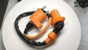 YOSOO คอยล์จุดระเบิดสำหรับ GY6 50CC 125CC 150CC เครื่องยนต์รถจักรยานยนต์สกู๊ตเตอร์ Moped ดำ - นานาชาติ