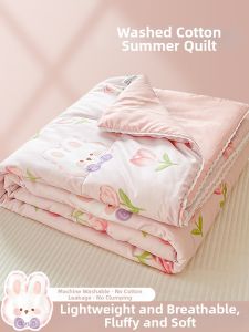 Kiss Dear | Cool Lightweight Cotton Summer Blanket