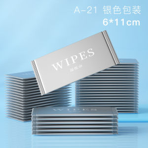 Portable Individual Packaged Disposable Wet Wipes Small Bag Restaurant Quality High End Kitchen Use Paper Towels 80 Sheets