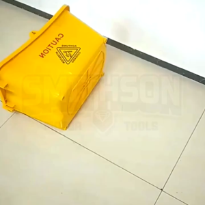 36L Heavy Duty Commercial Mop Bucket with Side Press Wringer & Wheels Thickened Squeezer Cleaning Trolley for Hotel Office Mall Hospital Janitorial