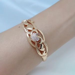 Gelang Tangan Bangle Wanita Aksesoris Fashion Awet Tahan Lama Anti Karat Cocok Untuk Harian G5-6I