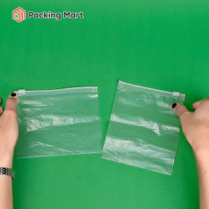 Plastik Zipper Lock 12x15 cm Ziplock 15x12 cm Travel Pouch Clear & Frosted Multifungsi Potrait Landscape