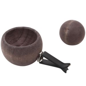 Mini Wooden Fragrance Oil Diffuser Natural Scent Aroma Diffuser For Car Bedroom Living Room Bathroom Air Freshening Accessory