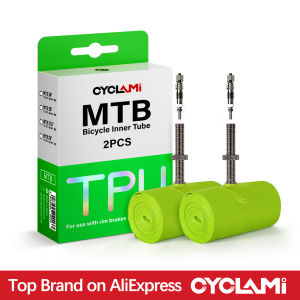 CYCLAMI MTB Bicycle Ultralight TPU Inner Tube 26 / 27.5 / 29 inch Mountain Bike Inner Tire French Metals Removable Valve