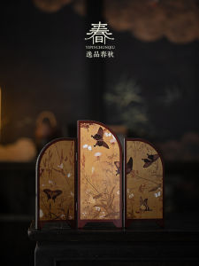 Nghệ Thuật Trang Trí Bàn Trà Trung Hoa Hai Mặt Hình Con Bướm Giữa Hoa Trang Trí Bàn Trà Phong Cách Cổ Điển Trang Trí Nhà