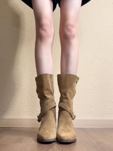 XUJIA | High Heel Thick Sole Convertible Mid-Calf Boots