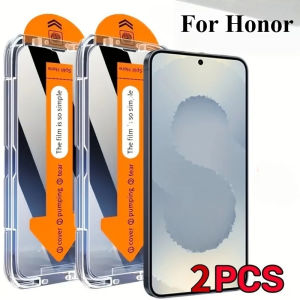 2Pcs Tempered Glass Screen Protector For Honor X6b X7C X7d X7 X7a X7B X6 Honor 400 Smart X70 Anti-Scratch Case-Friendly