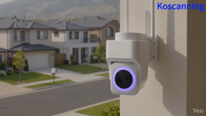 Koscanning B66 4G CCTV Camera No WiFi Needed 2K 355° Built-in SIM Lifetime Free 4G Network Two-Way Audio Indoor Outdoor