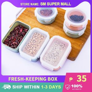 【Fresh-keeping】Food Storage Containers Refrigerator Mini Lunch Bowl Box Office Home Kitchenware Organizer