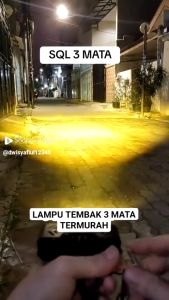 LAMPU LED LASER SQL SGL 3 MATA FOGLAMP LED SUPERBRIGHT 60WATT LED FOGLAMP LASER SUPER TERANG ANTI AIR