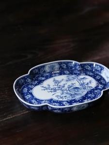 SANQINTANG | Hand-painted Qinghua Pot Ceramic Tea Tray