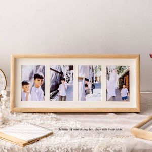 DIHUANTUO | Khung Ảnh Cưới Bộ 3 6 Inch Gỗ