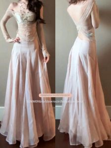 YISOF | Pink Pleated Fish-Tail High-Waist Slimming Skirt