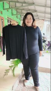 BB 150kg Muat Manset atau Inner Kaos Lengan Panjang Super Jumbo