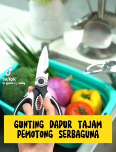 GUNTING DAPUR Serbaguna Multifungsi - Stainless Steel Kitchen Scissors