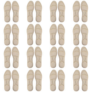 4Pairs/8Pairs/16Pairs Thick Memory Foam Arch Support Insoles For High Heels Sneakers Flats Improve Foot Comfort And Posture