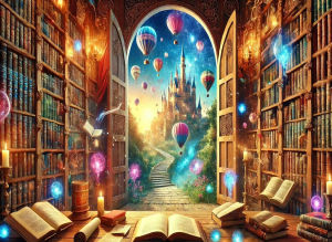 500/1000/1200/2000PCS Magical Castle Bookshelf Stories Jigsaw Puzzles for Adults Challenging Family Fun Educational Toys Game