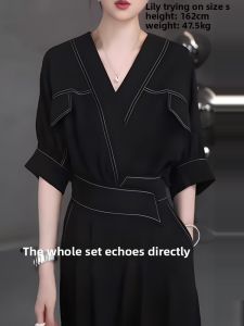 UYFY | Fashionable Batwing Sleeve Shirt Womens Autumn New Style Casual Loose Polyester Fiber Shirt Elegant Quality Large Size Ladies Top