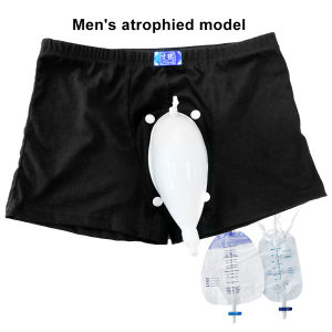 Raiuleko | Reusable Men Elderly Urine Collector Kit Panties Fixed Funnel Urine Catheter Urinary Bag Standing Bedridden Urine Incontinence