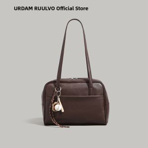 URCDN RDALVO | Minimalist Bowling Bag Spacious Versatile Shoulder Handbag