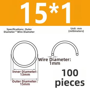 LANGSIMING | Heat Resistant Water Proof White Silicone Seal O Ring
