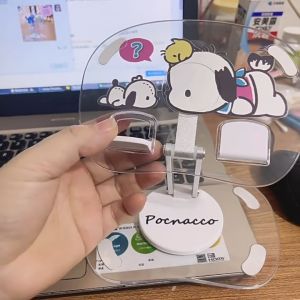 Holder Meja Stand Tablet HP Akrilik Putar 360 Derajat Dekstop Folding Tempat Dudukan Penyangga Handphone Dan Tablet Universal Phone Holder Meja Anti Slip Bahan Akrilik Multifungsi