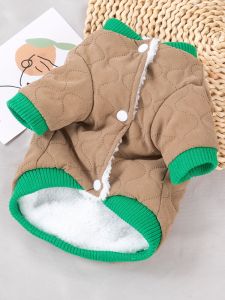 Thickened Cotton Winter Coat for Cats And Dogs Warm Pet Clothing Small Cat Dog Clothes British Short Blue Cat Doll Puppy