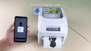 A6 Bluetooth Thermal Printer – Shipping Label Barcode AWB Air Waybill Sticker Printer
