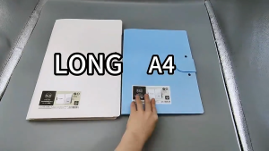 2in1 A4/Long Size Expanding File Folder With Clipboard Folder Organizer 8 Pockets Document Storage