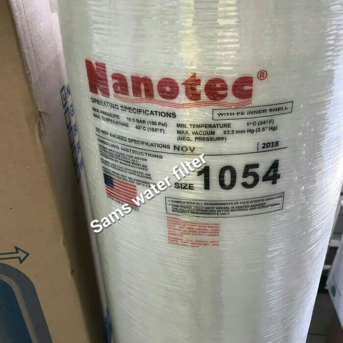 Tabung Filter Air FRP merk Nanotec ukuran 1054 Lazada Indonesia