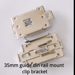 Industrial Relay Mounting Bracket 35MM Shockproof Electrical Rail Adapter For Single Phase Systems